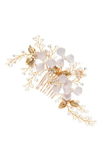 Load image into Gallery viewer, Alloy Hair Combs with Pearl Crystals
