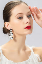 Load image into Gallery viewer, Fashion personality geometric matching medium and long earrings
