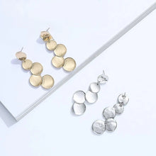 Load image into Gallery viewer, Fashion personality geometric matching medium and long earrings
